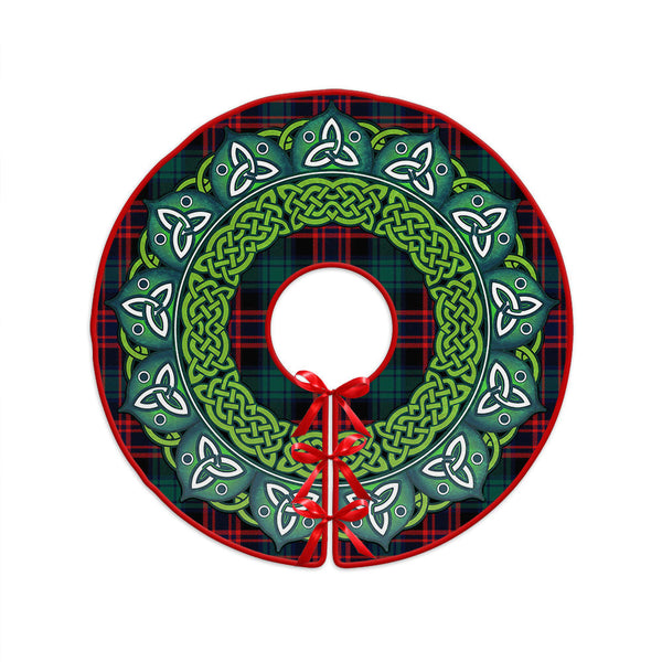 Alexander Hunting Modern Clan Badge Tartan Christmas Tree Skirt Heritage Holiday Decor