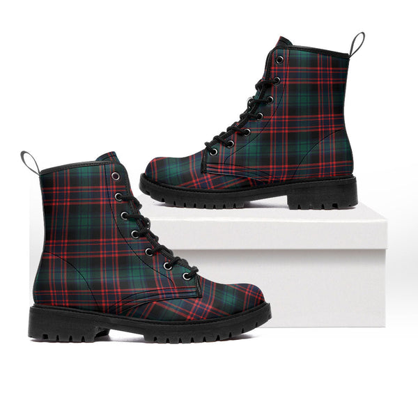 Alexander Hunting Modern Clan Badge Tartan Leather Boots