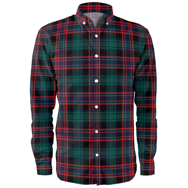 Alexander Hunting Modern Clan Badge Tartan Long Sleeve Shirt