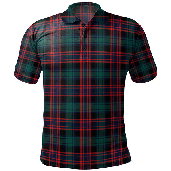 Alexander Hunting Modern Clan Badge Tartan Polo Shirt