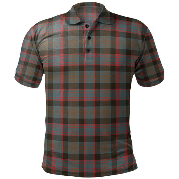 Alexander Hunting Weathered Clan Badge Tartan Polo Shirt