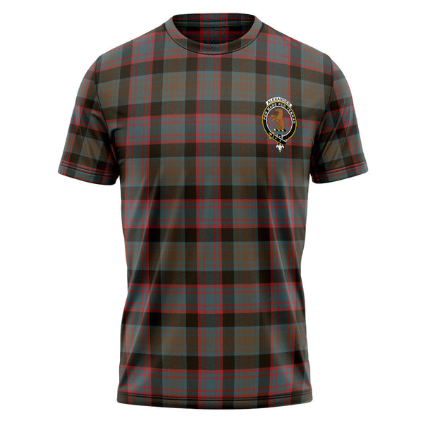 Alexander Hunting Weathered Clan Badge Tartan T-Shirt