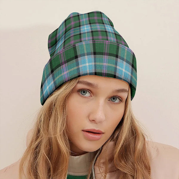 Alexander of Menstry Hunting Ancient Clan Badge Tartan Knitted Beanie