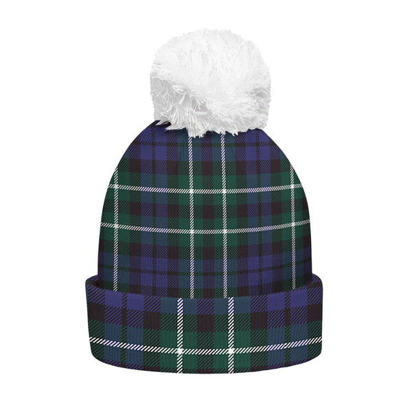 Allardice Clan Badge Tartan Bobble Beanie Hat