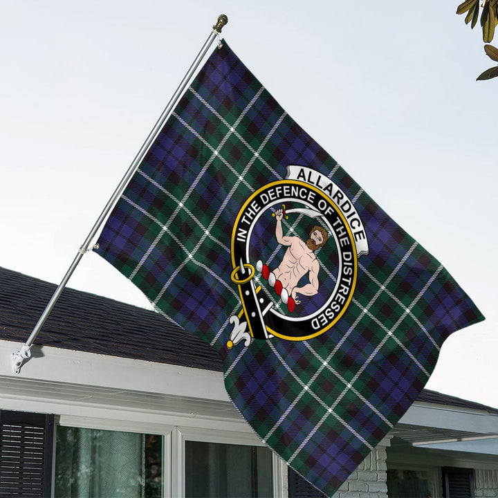 Allardice Clan Badge Tartan House Flag