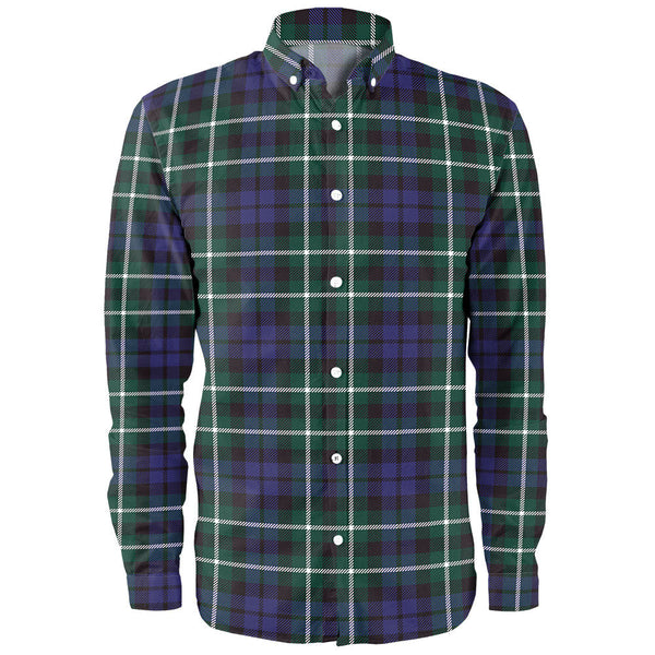Allardice Clan Badge Tartan Long Sleeve Shirt
