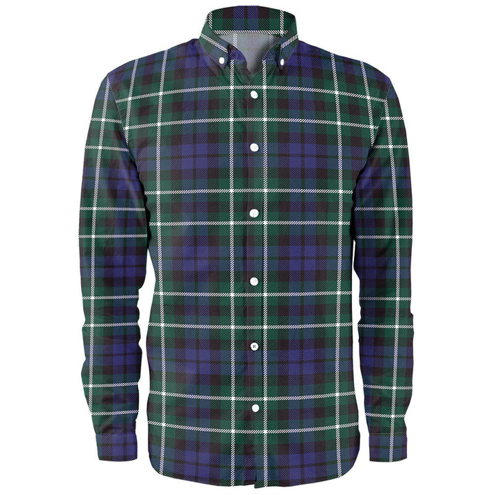 Allardice Clan Badge Tartan Long Sleeve Shirt