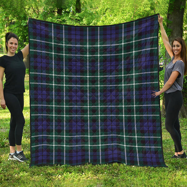 Allardice Clan Badge Tartan Premium Quilt