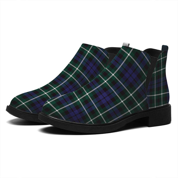 Allardice Tartan Flat Ankle Boots