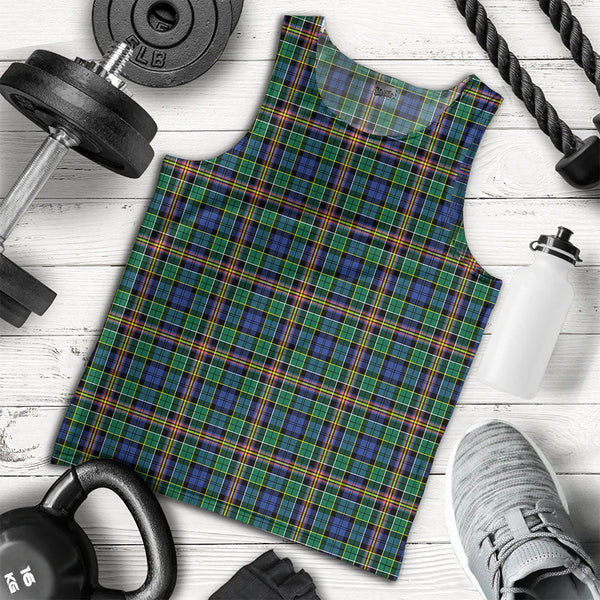 Allison Clan Badge Tartan Men Tank Top