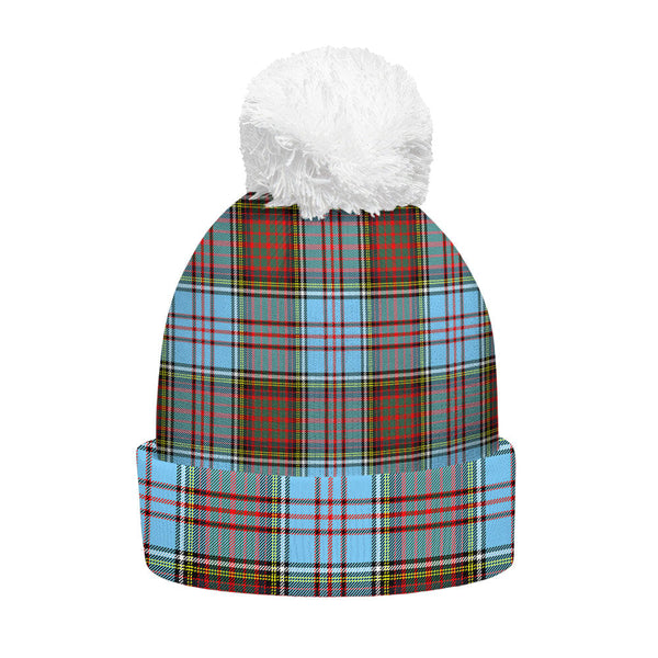 Anderson Ancient Clan Badge Tartan Bobble Beanie Hat