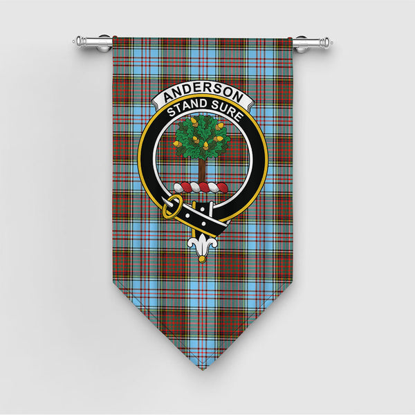 Anderson Ancient Clan Badge Tartan Gonfalon