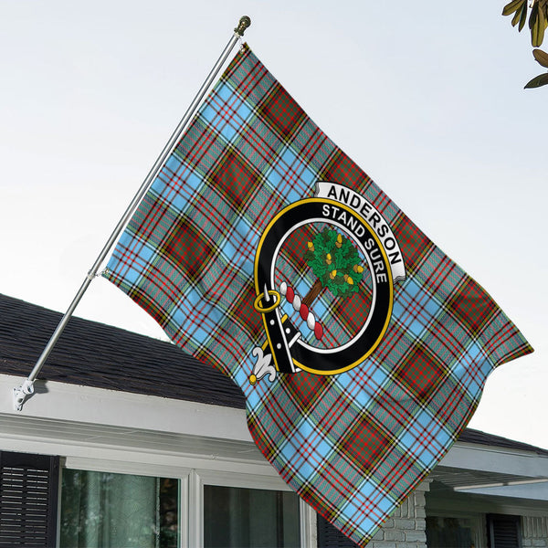Anderson Ancient Clan Badge Tartan House Flag