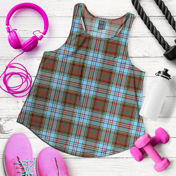 Anderson Ancient Clan Badge Tartan Women Racerback Tank Top