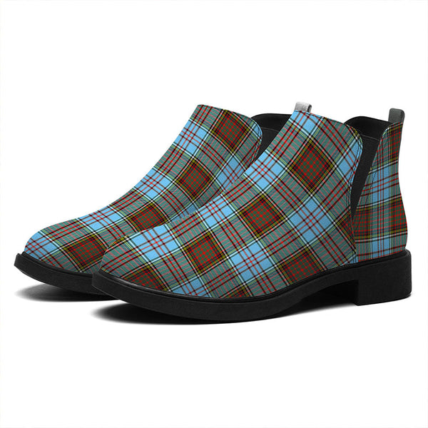 Anderson Ancient Tartan Flat Ankle Boots