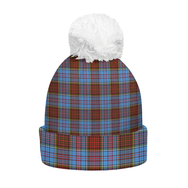 Anderson Modern Clan Badge Tartan Bobble Beanie Hat