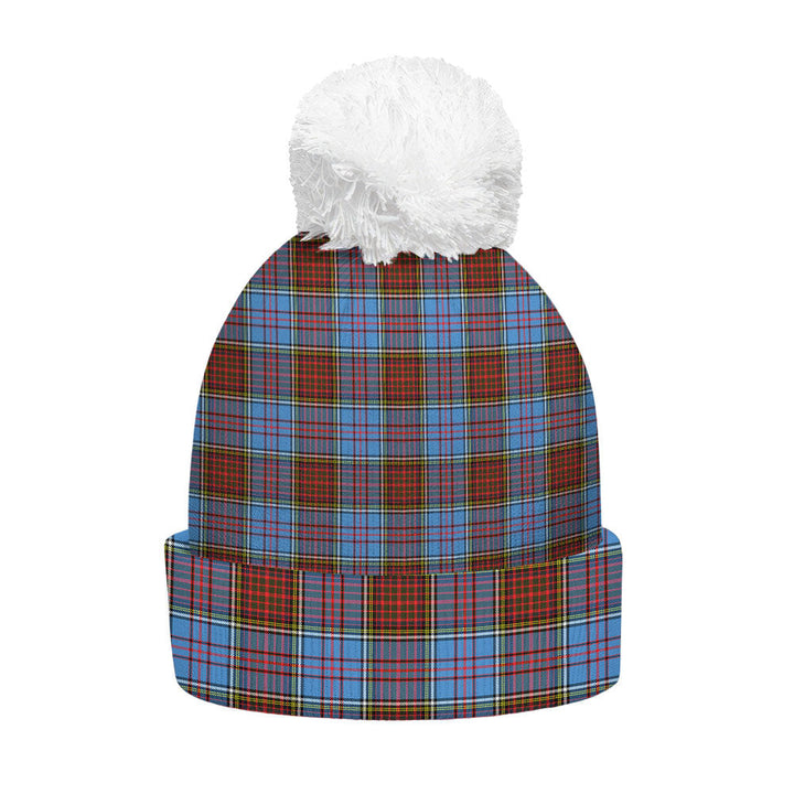 Anderson Modern Clan Badge Tartan Bobble Beanie Hat