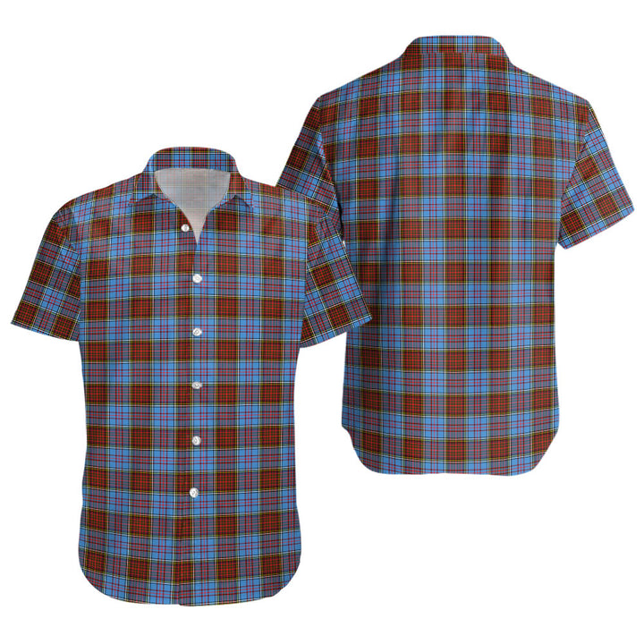 Anderson Modern Clan Badge Tartan Short Sleeve Shirt