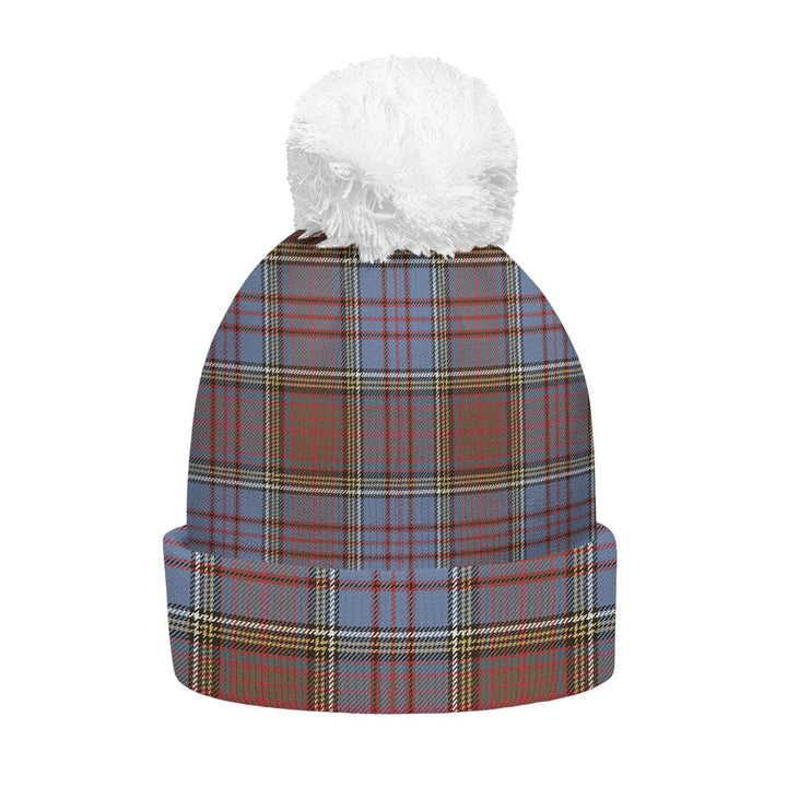 Anderson Weathered Clan Badge Tartan Bobble Beanie Hat