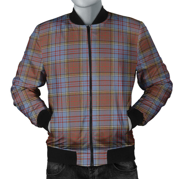 Anderson Weathered Clan Badge Tartan Bomber Jacket