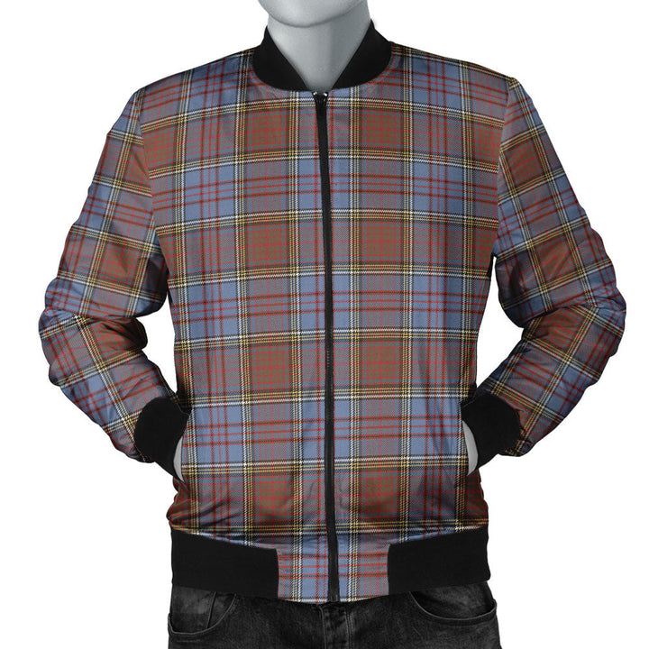 Anderson Weathered Clan Badge Tartan Bomber Jacket