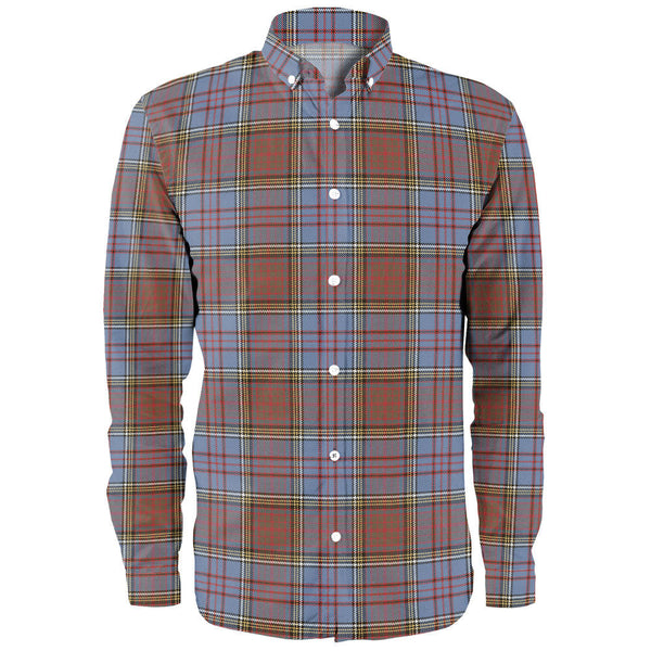 Anderson Weathered Clan Badge Tartan Long Sleeve Shirt