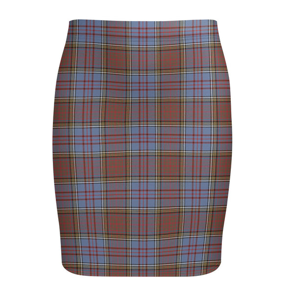 Anderson Weathered Tartan Fitted Skirt