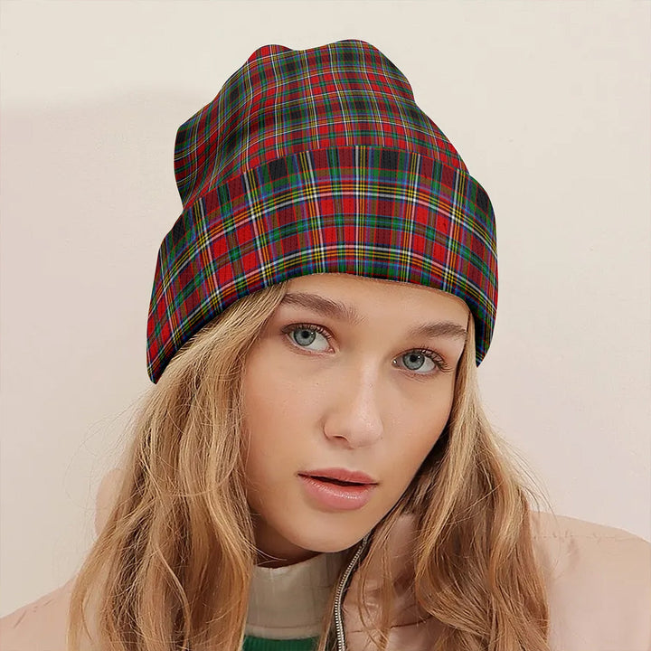 Anderson of Arbrake Clan Badge Tartan Knitted Beanie