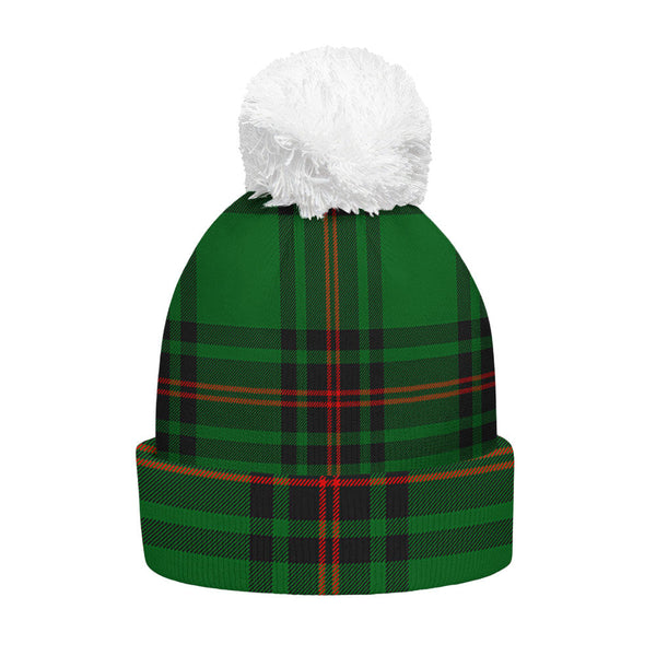 Anstruther Clan Badge Tartan Bobble Beanie Hat