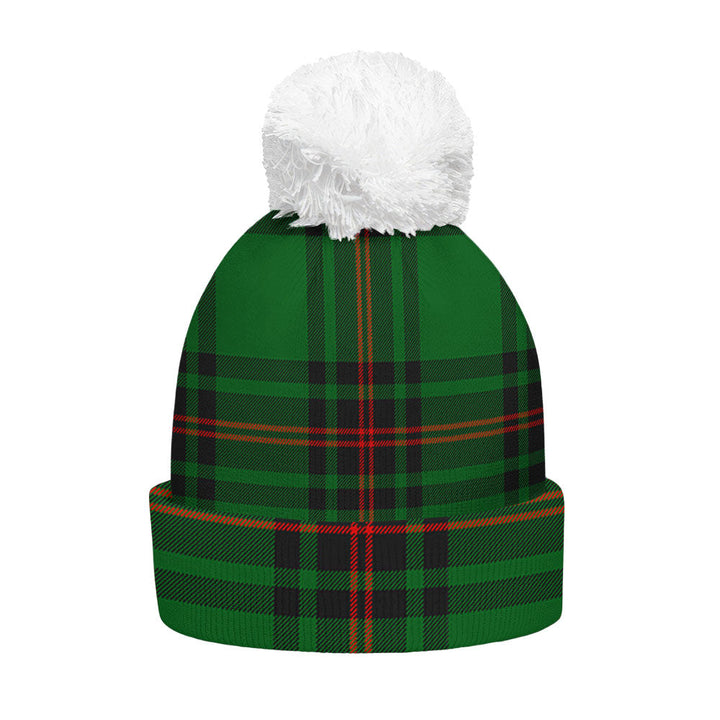 Anstruther Clan Badge Tartan Bobble Beanie Hat