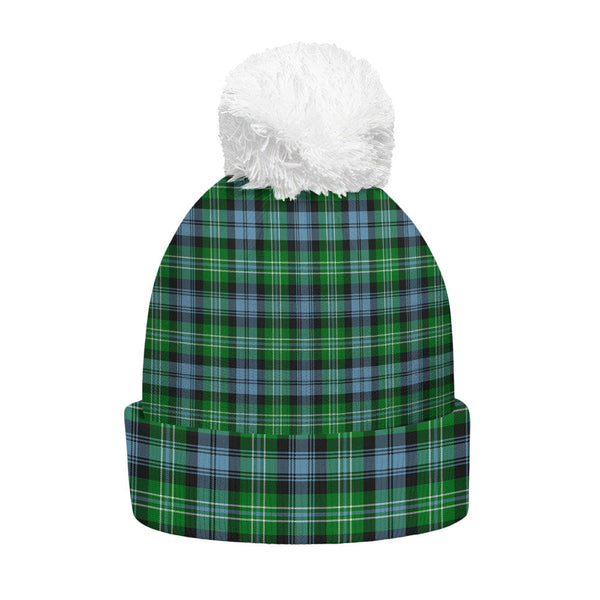 Arbuthnot Ancient Clan Badge Tartan Bobble Beanie Hat