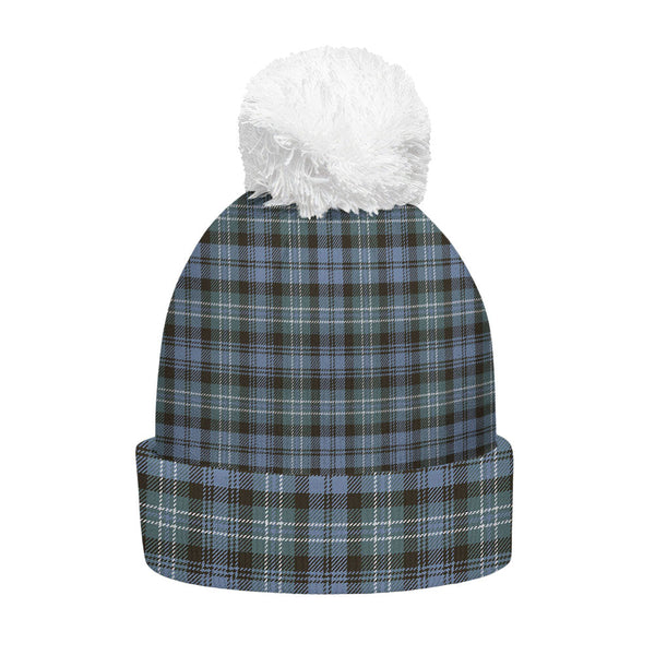 Arbuthnot Weathered Clan Badge Tartan Bobble Beanie Hat