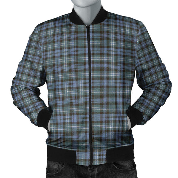 Arbuthnot Weathered Clan Badge Tartan Bomber Jacket
