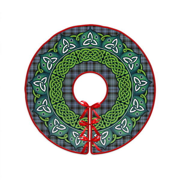Arbuthnot Weathered Clan Badge Tartan Christmas Tree Skirt Heritage Holiday Decor