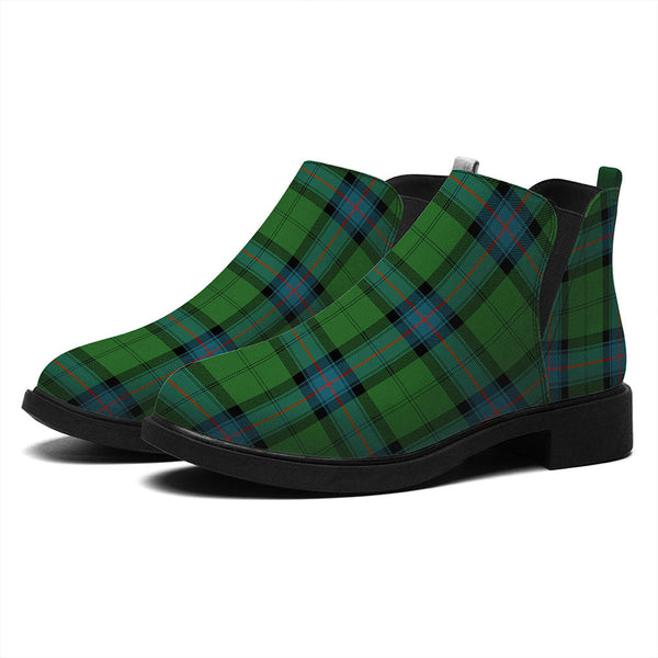 Armstrong Ancient Tartan Flat Ankle Boots