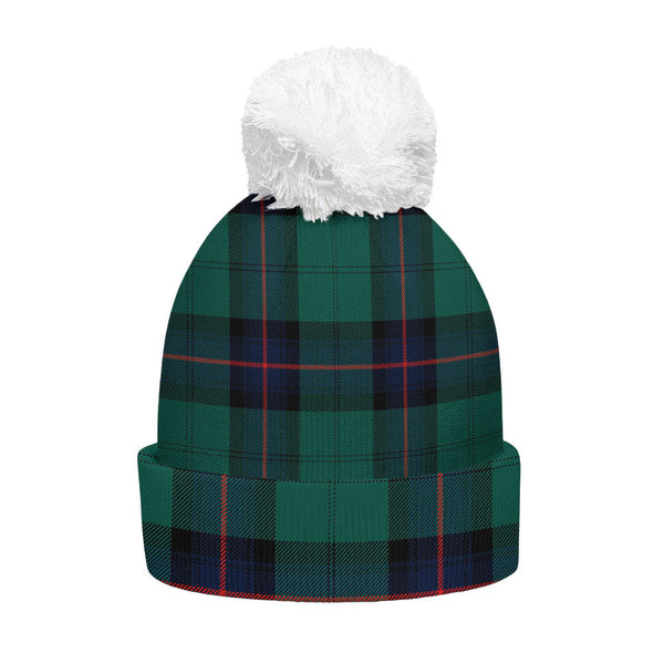 Armstrong Modern Clan Badge Tartan Bobble Beanie Hat