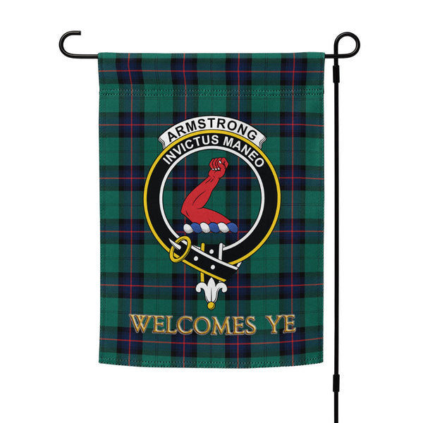 Armstrong Modern Clan Badge Tartan Garden Flag