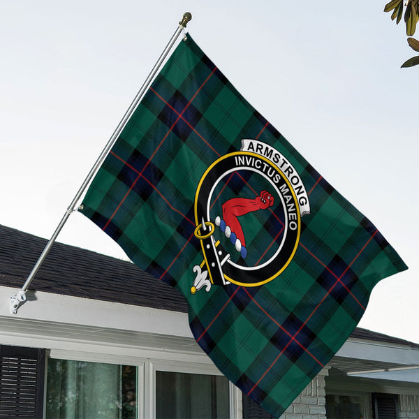 Armstrong Modern Clan Badge Tartan House Flag