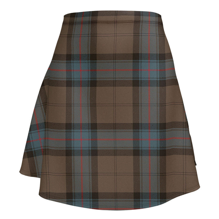 Armstrong Weathered Clan Badge Tartan Flared Skirt