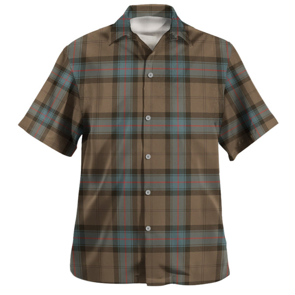 Armstrong Weathered Clan Badge Tartan Hawaiian Shirt