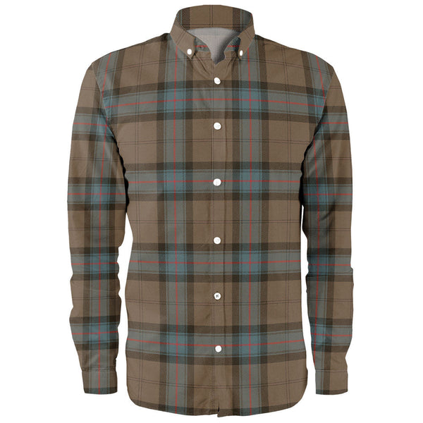Armstrong Weathered Clan Badge Tartan Long Sleeve Shirt