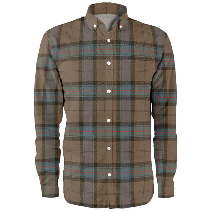 Armstrong Weathered Clan Badge Tartan Long Sleeve Shirt