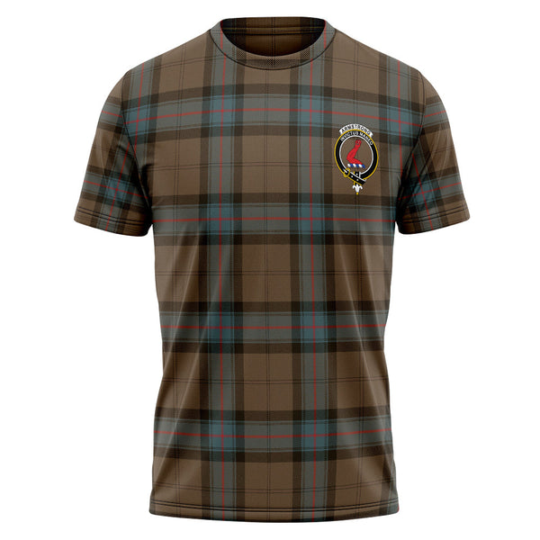 Armstrong Weathered Clan Badge Tartan T-Shirt