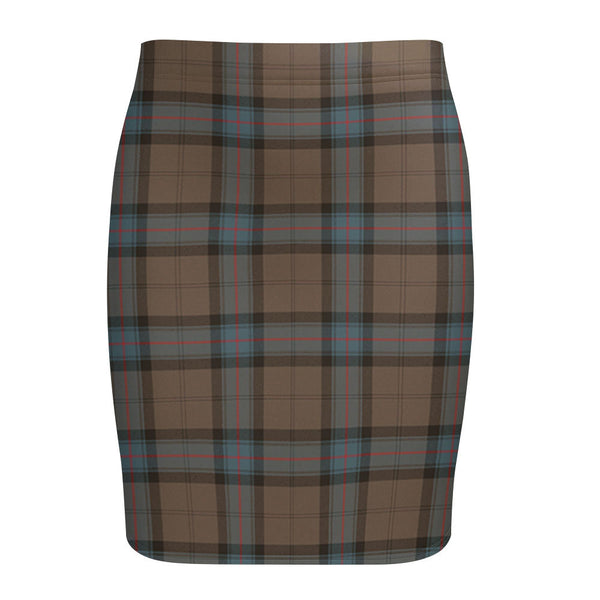 Armstrong Weathered Tartan Fitted Skirt