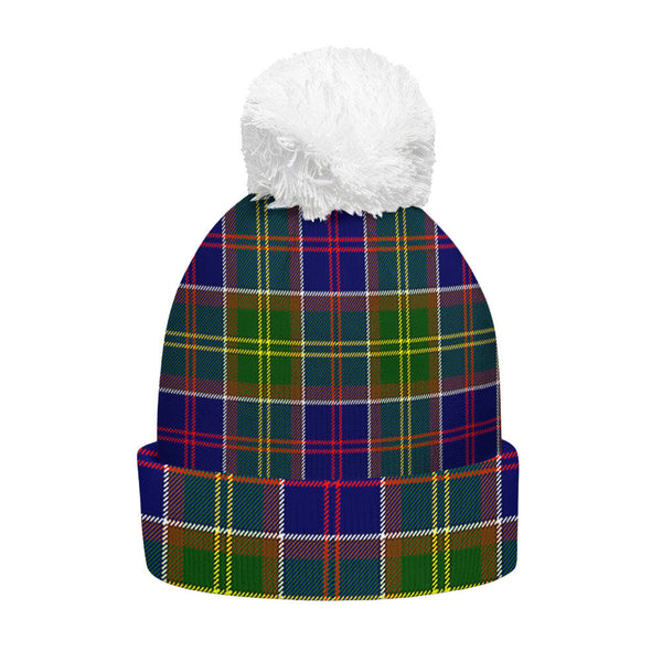 Arnott Clan Badge Tartan Bobble Beanie Hat