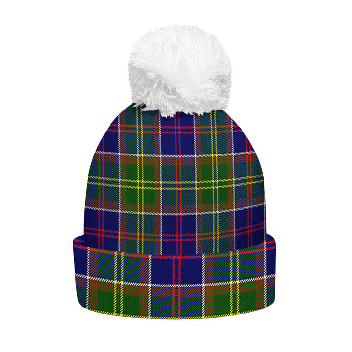 Arnott Clan Badge Tartan Bobble Beanie Hat