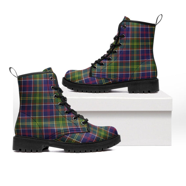 Arnott Clan Badge Tartan Leather Boots