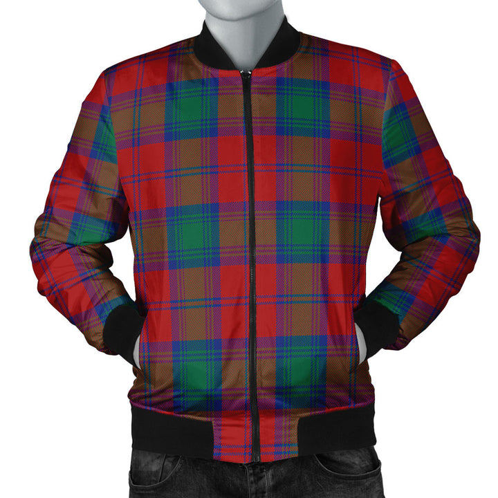Auchinleck Clan Badge Tartan Bomber Jacket