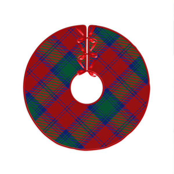 Auchinleck Clan Badge Tartan Christmas Tree Skirt