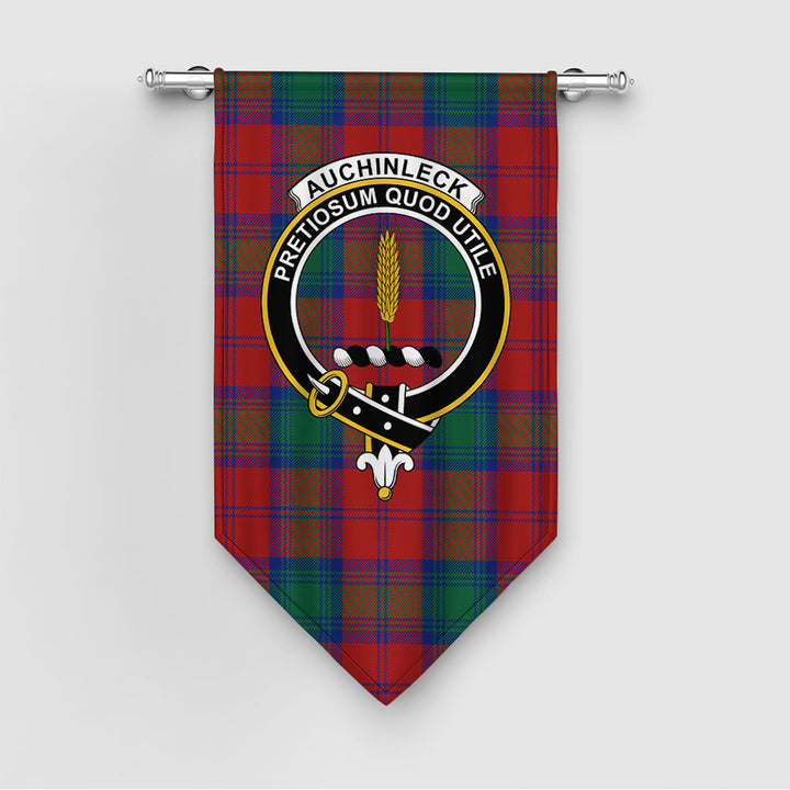 Auchinleck Clan Badge Tartan Gonfalon